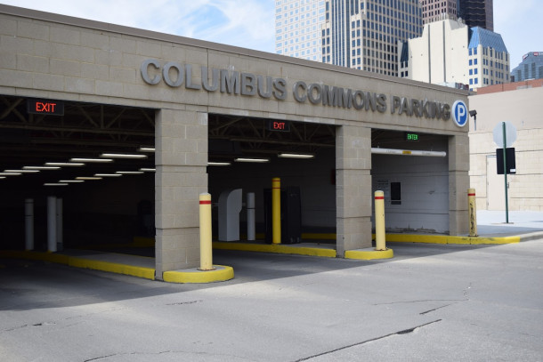 Columbus Commons Underground Parking Garage